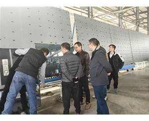 河南誠信李總到廠交流